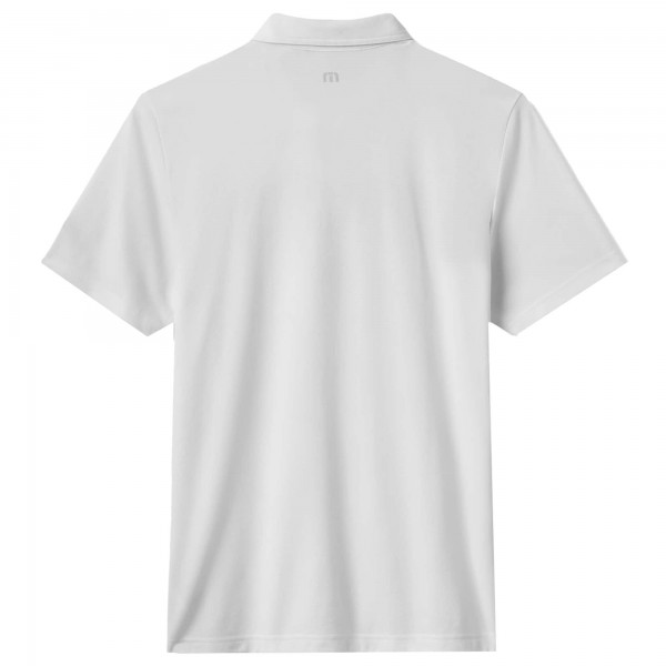 Los Angeles Dodgers TravisMathew White Top Recruit Tri-Blend Polo