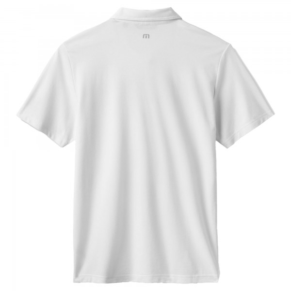 New York Yankees TravisMathew White Top Recruit Tri-Blend Polo
