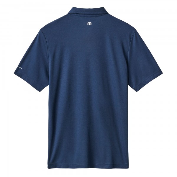 New York Yankees TravisMathew Navy Playoff Pitch Tri-Blend Polo