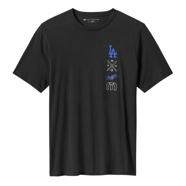 Los Angeles Dodgers TravisMathew Black Sunset Slam 2.0 T-Shirt