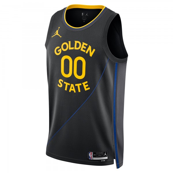 Именная игровая джерси Golden State Warriors Jordan Brand Unisex 2024/25 Swingman - Statement Edition - Black