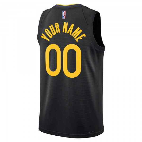 Именная игровая джерси Golden State Warriors Jordan Brand Unisex 2024/25 Swingman - Statement Edition - Black