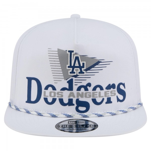 Los Angeles Dodgers New Era White Collide Golfer Snapback Hat