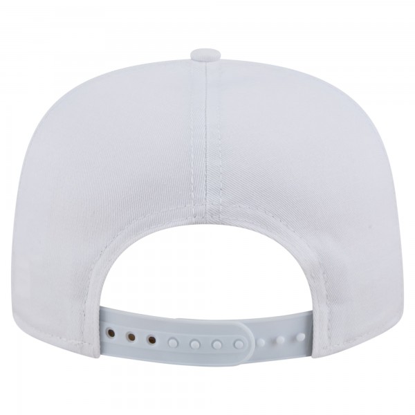 Los Angeles Dodgers New Era White Collide Golfer Snapback Hat