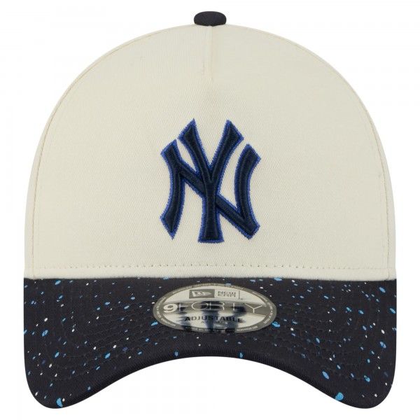 Бейсболка New York Yankees New Era Cream Speckle A-Frame 9FORTY