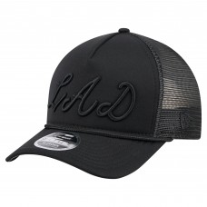 Бейсболка Los Angeles Dodgers New Era Black City Initial 9FORTY A-Frame M-Crown