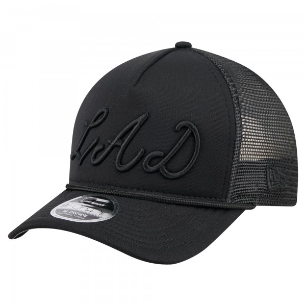 Бейсболка Los Angeles Dodgers New Era Black City Initial 9FORTY A-Frame M-Crown