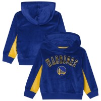 Preschool Golden State Warriors Outerstuff Royal Velour Hoodie