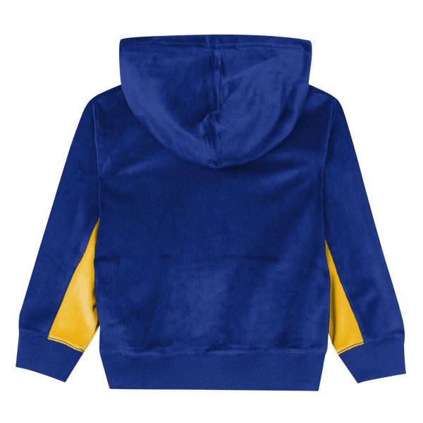 Preschool Golden State Warriors Outerstuff Royal Velour Hoodie