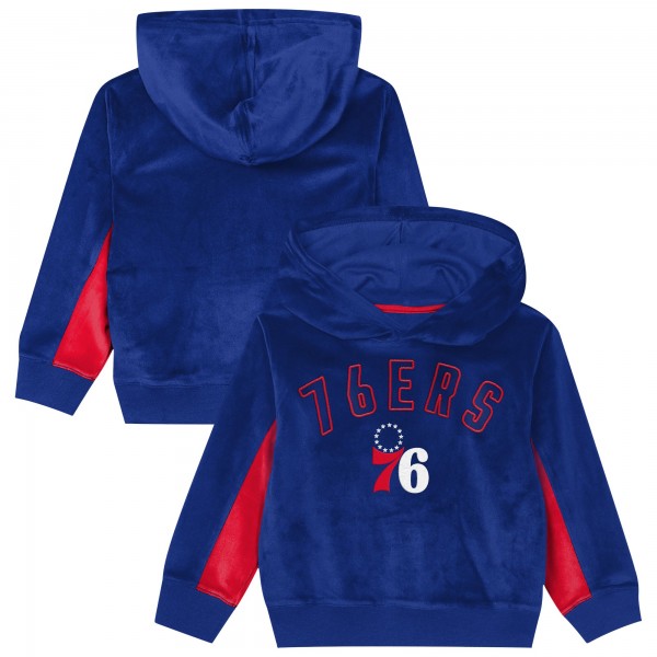 Preschool Philadelphia 76ers Outerstuff Royal Velour Hoodie