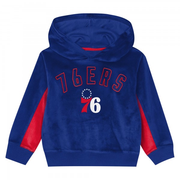 Preschool Philadelphia 76ers Outerstuff Royal Velour Hoodie