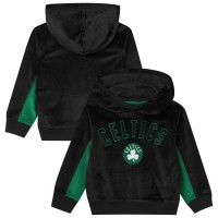 Preschool Boston Celtics Outerstuff Black Velour Hoodie