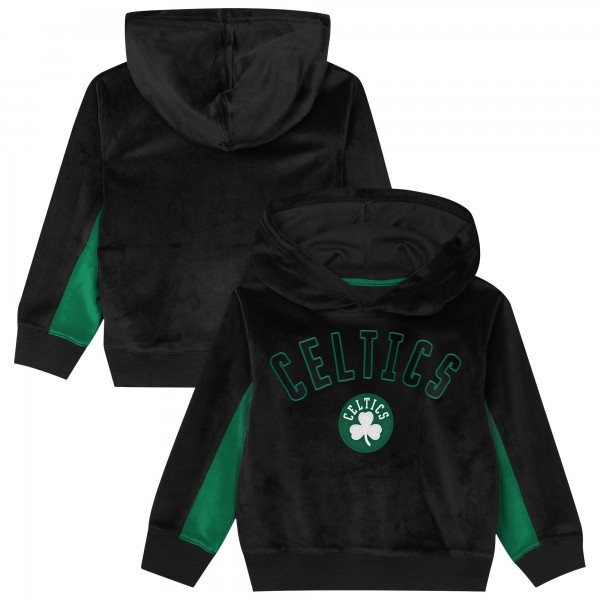 Preschool Boston Celtics Outerstuff Black Velour Hoodie