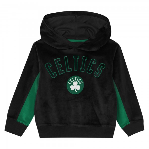 Preschool Boston Celtics Outerstuff Black Velour Hoodie