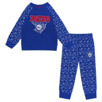 Toddler Philadelphia 76ers Outerstuff Royal Nothing But Net Fleece Sweatshirt & Pants Set