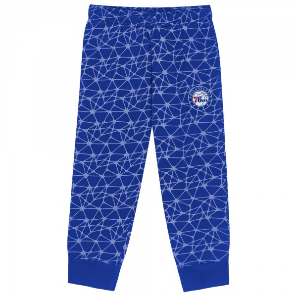 Toddler Philadelphia 76ers Outerstuff Royal Nothing But Net Fleece Sweatshirt & Pants Set