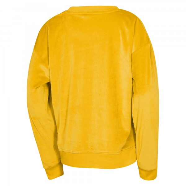 Кофта Подростковая Girls Los Angeles Lakers Outerstuff Gold Step Back Crewneck