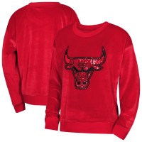 Подростковая Girls Chicago Bulls Outerstuff Red Step Back Sweatshirt