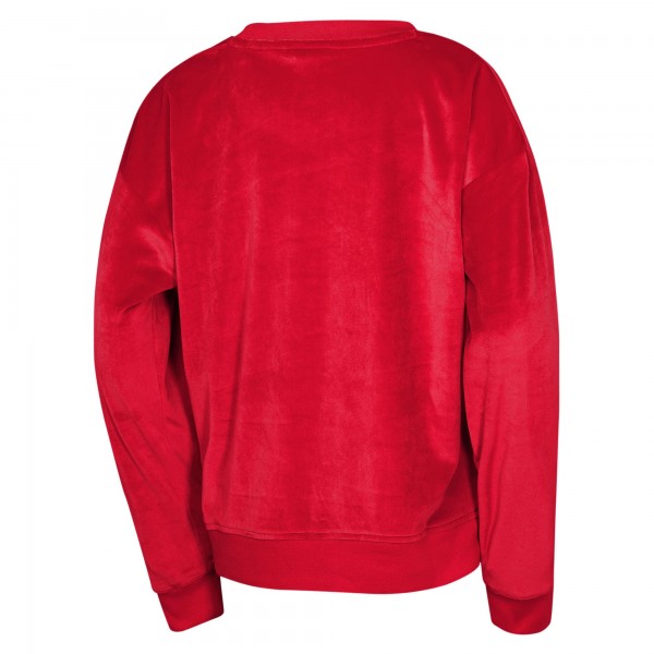 Подростковая Girls Chicago Bulls Outerstuff Red Step Back Sweatshirt