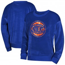 Подростковая Girls New York Knicks Outerstuff Blue Step Back Sweatshirt