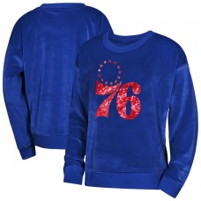 Подростковая Girls Philadelphia 76ers Outerstuff Royal Step Back Sweatshirt