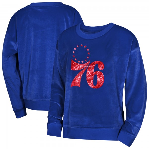 Подростковая Girls Philadelphia 76ers Outerstuff Royal Step Back Sweatshirt