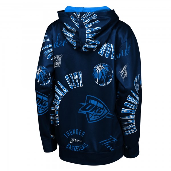 Толстовка Oklahoma City Thunder Outerstuff Navy Moving Violation