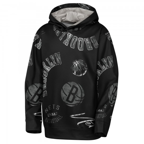 Толстовка Подростковая Brooklyn Nets Outerstuff Black Moving Violation