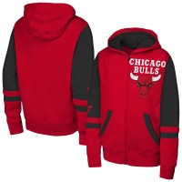 Подростковая Chicago Bulls Outerstuff Red Straight to the League Full-Zip Hoodie