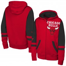 Подростковая Chicago Bulls Outerstuff Red Straight to the League Full-Zip Hoodie
