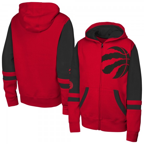 Подростковая Toronto Raptors Outerstuff Red Straight to the League Full-Zip Hoodie