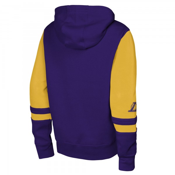 Толстовка на молнии Подростковая Los Angeles Lakers Outerstuff Purple Straight to the League