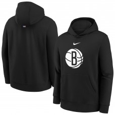 Толстовка Подростковая Brooklyn Nets Nike Black 2025/26 Club Fleece
