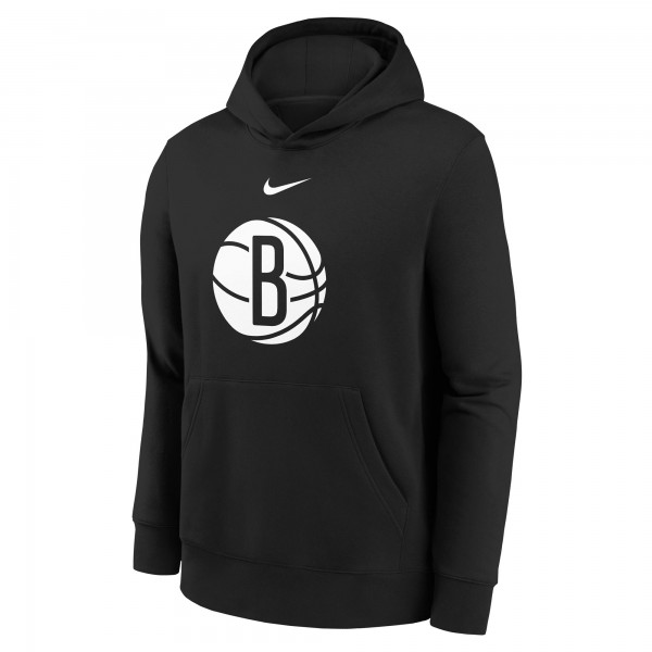 Толстовка Подростковая Brooklyn Nets Nike Black 2025/26 Club Fleece