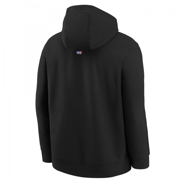 Толстовка Подростковая Brooklyn Nets Nike Black 2025/26 Club Fleece