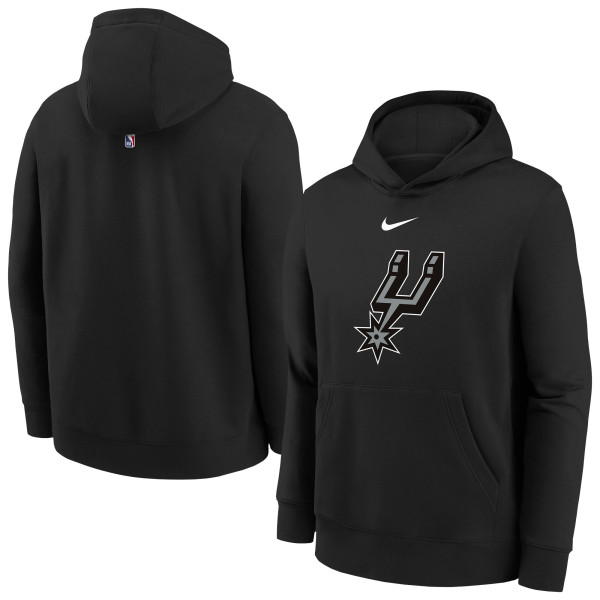 Подростковая San Antonio Spurs Nike Black 2025/26 Club Fleece Hoodie