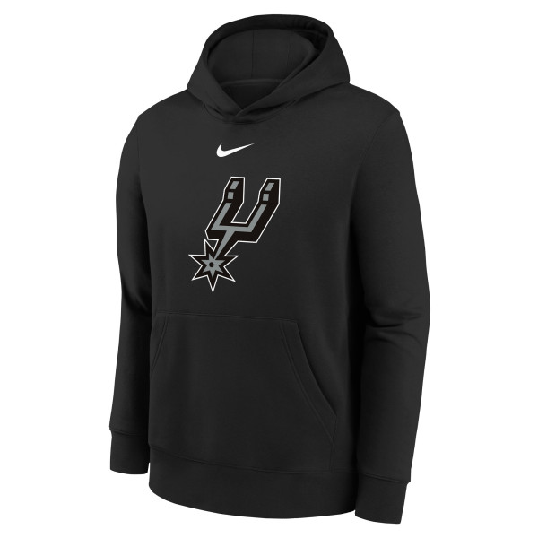 Подростковая San Antonio Spurs Nike Black 2025/26 Club Fleece Hoodie