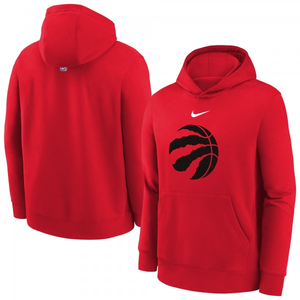 Подростковая Toronto Raptors Nike Red 2025/26 Club Fleece Hoodie