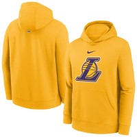 Толстовка Подростковая Los Angeles Lakers Nike Gold 2025/26 Club Fleece