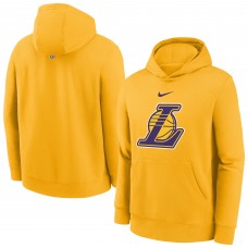 Толстовка Подростковая Los Angeles Lakers Nike Gold 2025/26 Club Fleece