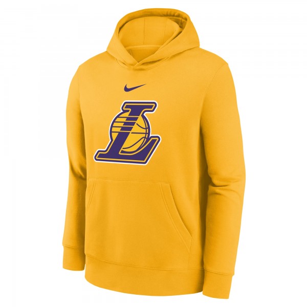 Толстовка Подростковая Los Angeles Lakers Nike Gold 2025/26 Club Fleece