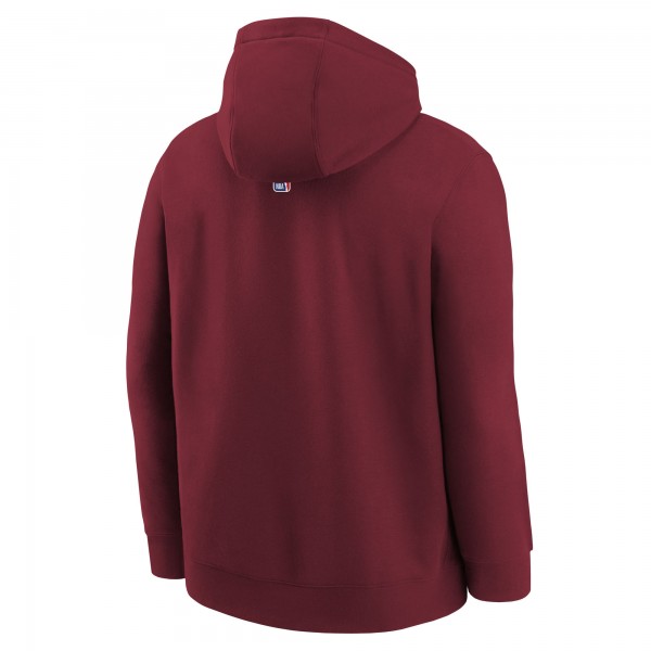 Подростковая Cleveland Cavaliers Nike Wine 2025/26 Club Fleece Hoodie