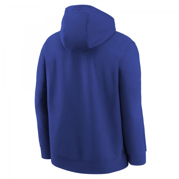 Подростковая Philadelphia 76ers Nike Royal 2025/26 Club Fleece Practice Hoodie