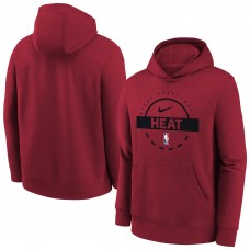 Подростковая Miami Heat Nike Red 2025/26 Club Fleece Practice Hoodie