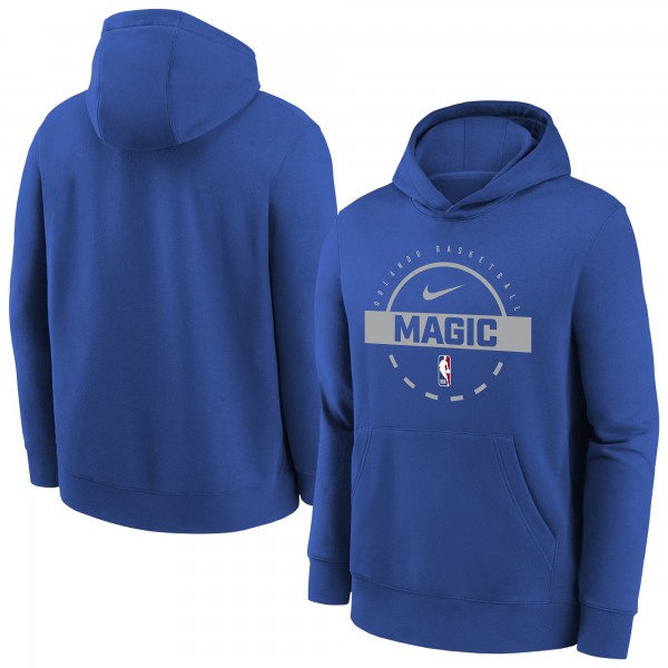 Толстовка Orlando Magic Nike Blue 2025/26 Club Fleece Practice