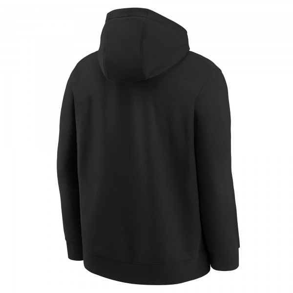 Толстовка Подростковая Brooklyn Nets Nike Black 2025/26 Club Fleece Practice