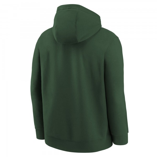 Подростковая Milwaukee Bucks Nike Hunter Green 2025/26 Club Fleece Practice Hoodie