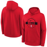Подростковая Chicago Bulls Nike Red 2025/26 Club Fleece Practice Hoodie