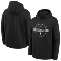 Подростковая San Antonio Spurs Nike Black 2025/26 Club Fleece Practice Hoodie
