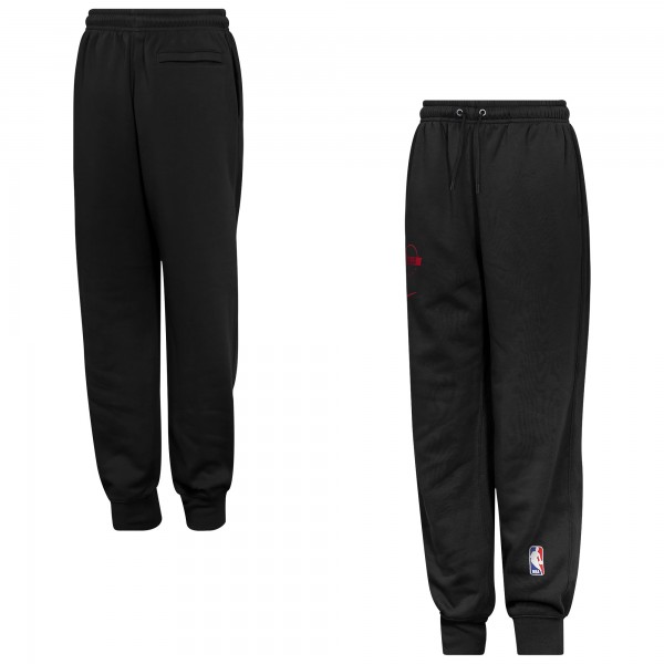 Подростковая Chicago Bulls Nike Black Club Fleece Practice Jogger Pants
